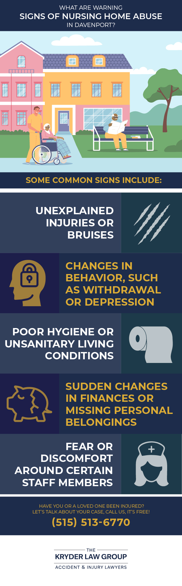 What Are Warning Signs of Nursing Home Abuse in Davenport?