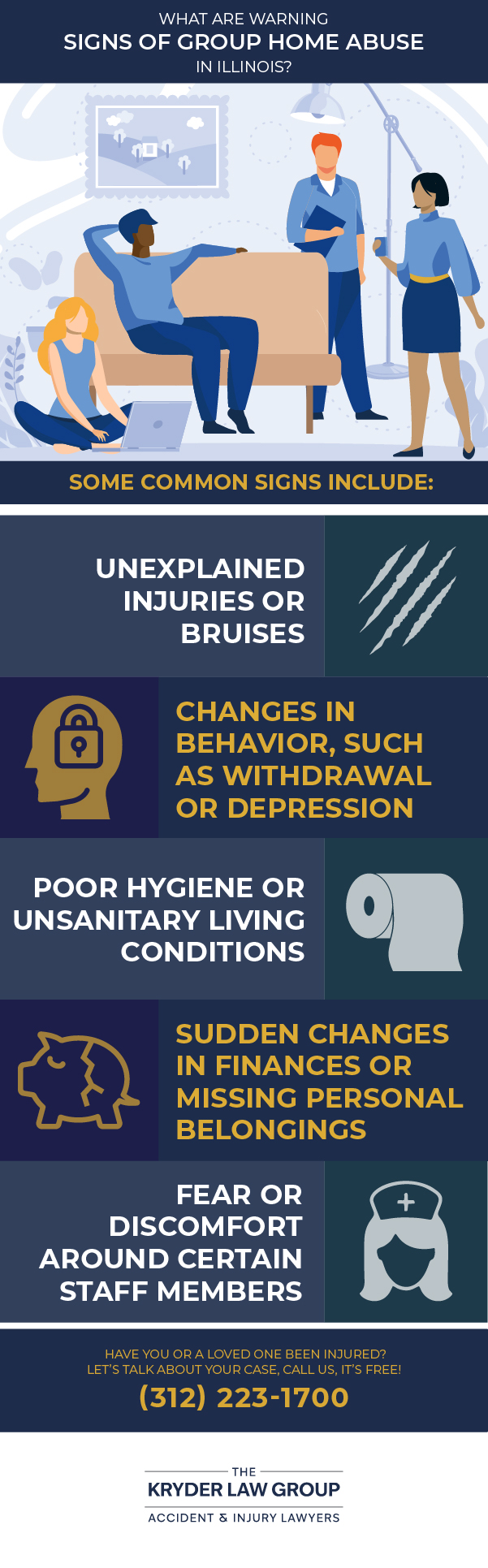 What are Warning Signs of Group Home Abuse in Illinois?