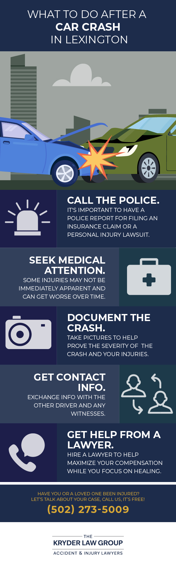 What to Do After a Car Crash in Lexington