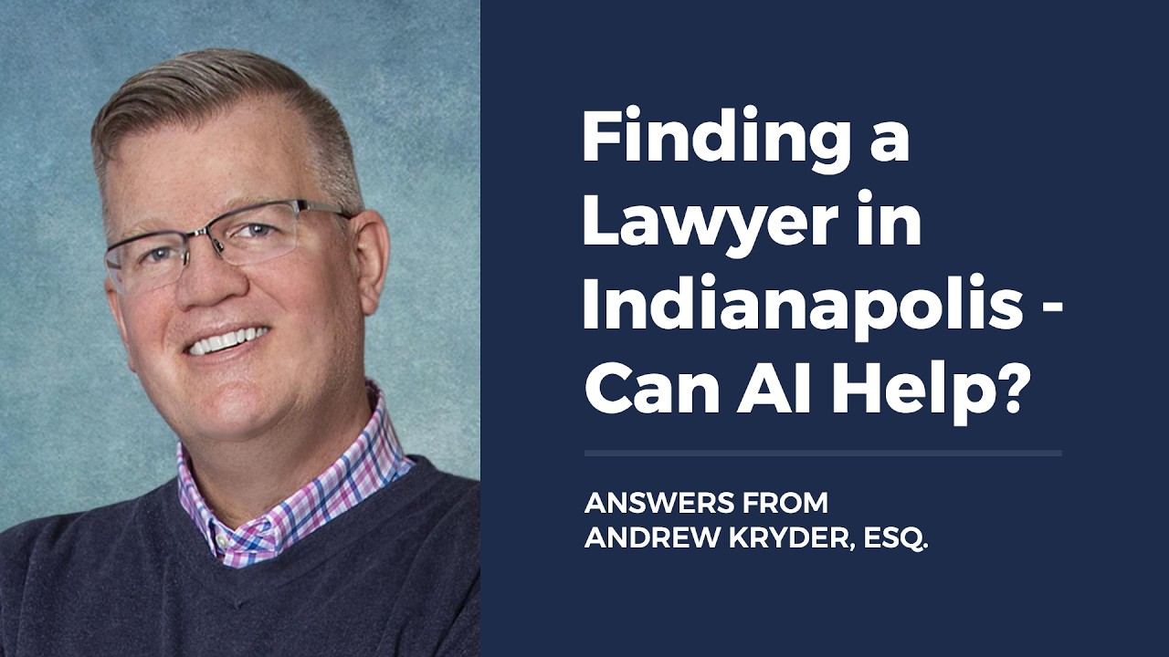 Finding a Lawyer in Indianapolis – Can AI Help?