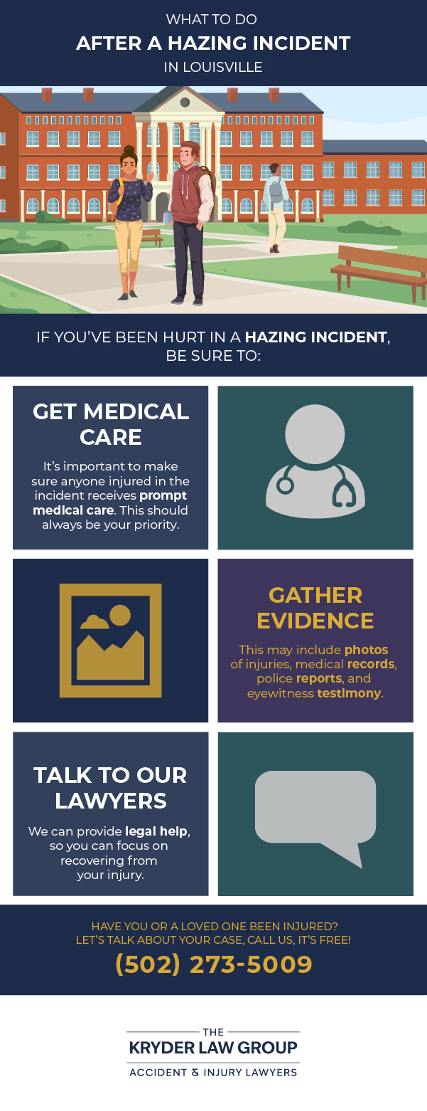 What To Do After a Hazing Incident in Louisville